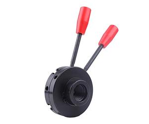 Mandrin de tour à bois 100 mm 4 mâchoires mandrin de tournage | Mandrin M33 4 mâchoires de 4" | Centrage automatique | Mandrin à plateau pour machine à tournage sur bois | Précis et réglable | 2