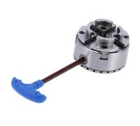 Mandrin de Tour Auto-centrant 4 Pouces Conception Durable | 4 mâchoires pour un serrage précis du bois, compatible avec les outils de menuiserie, vis incluses