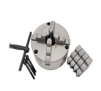 Mandrin de tour auto-centrant à 4 mâchoires de 4 pouces K12-200 for tour d'établi-1 pièce avec une Installation facile et une Force de serrage supérieure(K12-200 Front Mount)