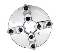 Mandrin de tour auto-centrant à 4 mâchoires de 4 pouces K12-200 for tour d'établi-1 pièce avec une Installation facile et une Force de serrage supérieure(K12-200a)