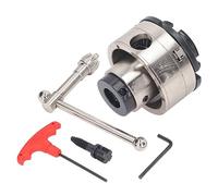 Mandrin de tour en acier allié 1 po x 8 TPI M33 x 3,5 TPI Mini mandrin à bois à 4 mors pour meuleuses et fraiseuses