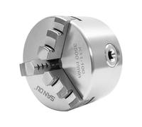 Mandrin de tour HT300 20CrMnTi à 3 mâchoires - Auto-centrage - 0,07 mm - Précision : 30-90 mm - Plage de serrage intérieure et extérieure - Compatible CNC - Dureté HRC54 - Pour atelier - Travail des