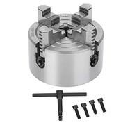 Mandrin de tour indépendant à 4 mâchoires de 100 mm, robuste avec une forte force de serrage, 3500 tr/min, pour les machines de tour à métaux, usinage de précision, outil de
