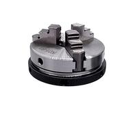 Mandrin de Tour, K01-63 Tour Mini CHUCK 3 JAWS Main de la main à du bois avec filetage montage Tige vis auto-centrage Touche chuck 63mm