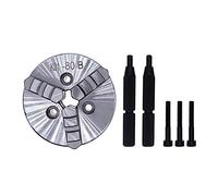 Mandrin de Tour, K01-80B 80mm Tour Mini CHUCK 3 JAWS MAIN DE MAINS MONTAGE À VIS TRANCHE TOUR SOI