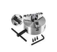Mandrin de tour K11-160A K11-200A K11-250A, mâchoire réversible à centrage automatique 3 mâchoires for CNC, meulage, fraiseuse, perceuse Accessoires pour tours(K11-160A 6 inch)