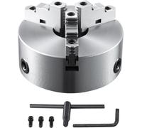 Mandrin de tour K11-200 200mm - Mandrin à trois mors en matériau HT300 - Plage de serrage 4-200mm - 3 mors, 20Cr, ≥53HRC - Alésage φ65mm - Autocentrage - Mandrin pour tour à bois