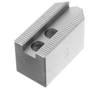 Mandrin de Tour Robuste 5 Pouces, Pince Hydraulique à 90 Degrés | Acier Inoxydable, Usage Atelier Professionnel, Conception Douce, Polyvalent, pour Tours Cnc, Argenté