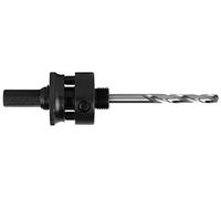 Mandrin hexagonal 11 mm « Quick Turn-Lock » pour scies cloches bi-métal et multi-usages (Ø 32-210 mm) avec foret de centrage HSS - MX200086HSB