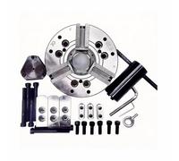 Mandrin Hydraulique À 3 Mors Évidé SB204/SB205/SB206/SB208, Interface Broche M32x1,5/M40x1,5/M55x2/M60x2, Pour Usinage Polyvalent De Pièces, Y Compris Barres(4in)