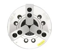 Mandrin hydraulique à deux griffes, trois creuses, 6 pouces, 8, 10, 12, cylindre quatre, tour(3 Jaw Hollow with Flange A8)