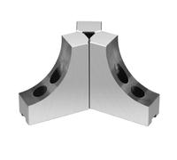 Mandrin hydraulique à trois mors, mors doux en forme de L, griffes de grande hauteur de 6, 8 et 10 pouces(3)