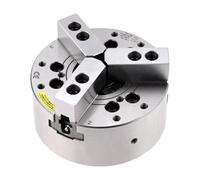 Mandrin hydraulique creux à trois mâchoires, bride tout en acier de 5 6 8 10 12 15 pouces(10 inch through-hole 3-jaw with A8 flange)