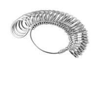 Mandrin Jauges de doigt Outil de mesure en métal Outil de mesure Outil de mesure de bijoux Kit de tailles pour femmes et filles Kit de moules à bijoux époxy