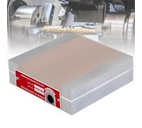 Mandrin magnétique permanent à pôle fin en cuivre rouge, ventouse super magnétique, force d'aspiration 150 N/cm², pour fraiseuses, raboteuses,100x100mm