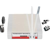 Mandrin magnétique pour meuleuse, montage sur table, structure haute performance, argent