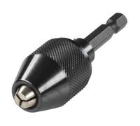 Mandrin métallique sans clé - WOLFCRAFT - Ø 6,5 mm - Acier - Noir