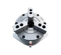 Mandrin mobile vertical pneumatique à trois mors for centre d'usinage(12 inch vertical hollow through hole 120mm)