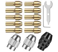 Mandrin Pince en Cuivre pour Perceuse, 4,2 MM | Tailles 0,5 à 3,2mm, Résistance aux Chocs, pour Meules et Forets