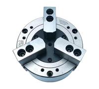 Mandrin pneumatique à trois mâchoires 160/200/250 tout acier 6 8 10 pouces CNC tour pneumatique(KQ08-3 front 8 inch hollow)