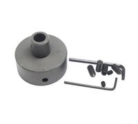 Mandrin rond pour mini tour pour travail du bois, mandrin à 3 mâchoires en métal auto-centrant avec poignée de 8/10 mm pour tourner les perles, fixation à longue bande, accessoire de machine-outil de