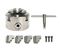 Mandrin rotatif à 4 mâchoires à centrage automatique 80 mm en acier 2-22 mm Tension intérieure 22-63 mm Tension extérieure Précision de centrage 0,07 mm Pour tour fraiseuse perceuse avec mâchoires et