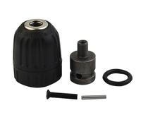 Mandrin sans clé 3/8-24UNF 0.8-10mm for perceuse à percussion, adaptateur à changement rapide avec forte Force de serrage, 1 pièce