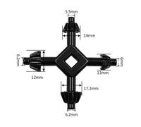 Mandrin universel multifonction 4 en 1, perceuse à clé, support de perçage liquet, anneau de douille,