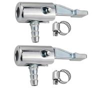 Mandrins à air comprimés portables de 6,35 mm - Verrouillage sur tous les mandrins d'air en métal - Gonfleur de pneus - Mandrins à air avec connecteurs - Mandrins d'air de moto