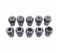 Mandrins à Pinces 10 PièCes, Jeu de Pinces ER16 1 à 10 Mm, Jeu de Mandrins à Pinces Haute PréCision, Mandrins ER16 Outils de Fraisage CNC pour Fraiseuses