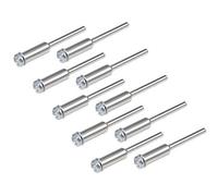 Mandrins à vis de roue de coupe 2,35 mm de diamètre de tige porte-disque de coupe pour outils rotatifs compatibles 10 pièces