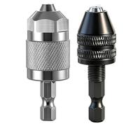 Mandrins de forage pneumatiques polyvalents précis et robustes à 3 mâchoires avec tige hexagonale haute force de serrage précise outil de perçage porte-foret serrage sécurisé