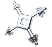 Mandrins de perceuse multifonctions 4 en 1 Clé Outil universel Mandrins de perceuse électrique pour puissance et équipement Mandrin en acier