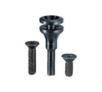 Mandrins porte-pièces pour disques de polissage textiles et disques en feutre, Ø de tige : 8 mm, Alésage 10 mm