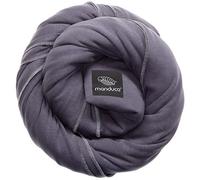 manduca écharpe de portage - Porte-bébé élastique pour les nouveau-nés de la naissance à 15 kg - Certifié GOTS-Gris ardoise