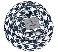 manduca Sling écharpe de portage - Porte-bébé élastique pour les nouveau-nés de la naissance à 15 kg - Certifié GOTS, Pepita Navy