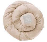 manduca Sling > Powder < Porte-bébé élastique/écharpe de portage bebe, coton bio, pour nouveau-nés dès la naissance & jeunes enfants (3,5-15kg), beige