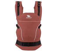 manduca First Baby Carrier - Porte-bébé réglable et polyvalent (3,5-20 kg) - Porte-bébé avant, arrière et aux hanches-Rouge