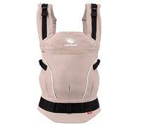 manduca First Baby Carrier - Porte-bébé réglable et polyvalent (3,5-20 kg) - Porte-bébé avant, arrière et aux hanches-Poudre/abricot