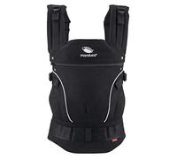 manduca First Baby Carrier - Porte-bébé réglable et polyvalent (3,5-20 kg) - Porte-bébé avant, arrière et aux hanches-Noir nuit