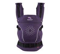 manduca FIRST Porte-bébé > < Porte-bébé ergonomique & physiologique, Rallonge dorsale & Réducteur de siège, coton bio, pour bébés & enfants (3,5-20kg) (Limited Edition PurpleDarts)