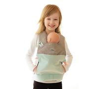 manduca Porte-poupée > Mint < pour Poupées et Peluches, Coton Bio, Convient aux Jeunes Enfants à partir de 18 Mois