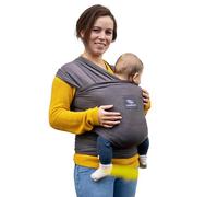 manduca Sling écharpe de portage - Porte-bébé élastique pour les nouveau-nés de la naissance à 15 kg - Slate/Gris foncé