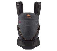 manduca XT Baby Carrier - Porte Bebe - Siège ajustable, s'étend du nouveau-né au tout-petit - Porte bébé avec 3 options de portage-Denimblack-toffee