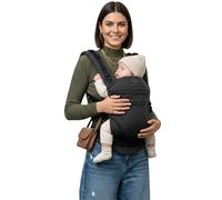 manduca XT Baby Carrier - Porte Bebe - Siège ajustable, s'étend du nouveau-né au tout-petit - Porte bébé avec 3 options de portage, Melange Black