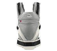 manduca XT Baby Carrier - Porte Bebe - Siège ajustable, s'étend du nouveau-né au tout-petit - Porte bébé avec 3 options de portage-Gris-blanche