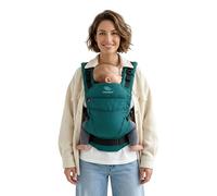 manduca XT Baby Carrier - Porte Bebe - Siège ajustable, s'étend du nouveau-né au tout-petit - Porte bébé avec 3 options de portage, Happy Lagoon