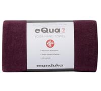 Manduka eQua Hot Yoga Serviette à Main en Microfibre à séchage Rapide, légère, Facile pour Les Voyages, Utilisation pour Le Yoga Chaud, Le Vinyasa et l'énergie, 40,6 cm