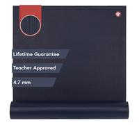 Manduka PRO Lite Tapis de yoga long et large - Léger pour homme et femme, antidérapant, coussin pour soutien et stabilité des articulations, 4,7 mm d'épaisseur, 200 cm x 132 cm, bleu nuit