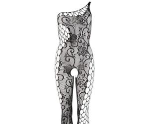 Mandy Mystery Combinaison Moulante Asymétrique Noir Taille S-L